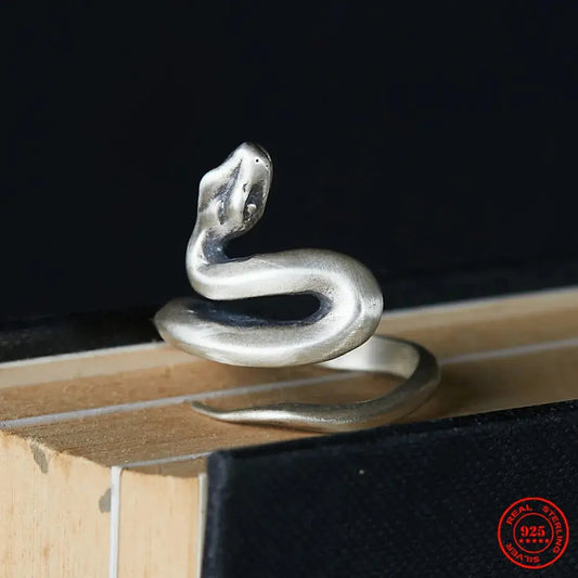 S925 Sterling Silver Distressed Cold Style Ring
